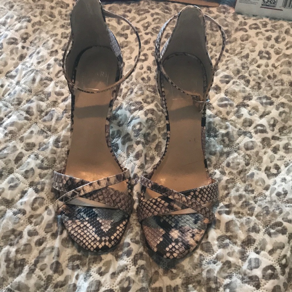 Snake skin heels